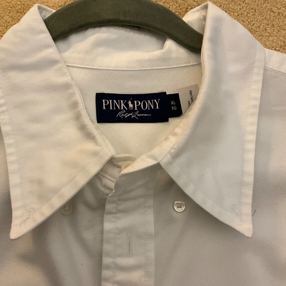 Ralph Lauren Men’s “Pink Pony” Oxford Button Up Shirt, Size XL - Picture 2 of 4